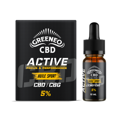 Huile CBD + CBG ACTIVE 5% - Boîte de 6 Huiles sublinguales - Le Petit Chanvrier