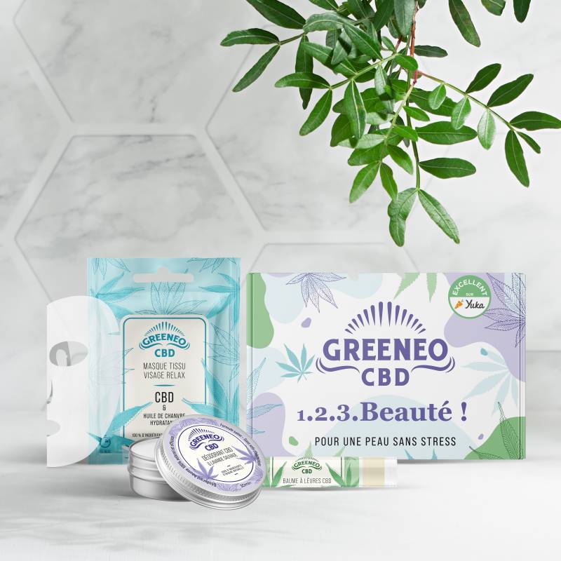 1.2.3. Beauté ! Le coffret cosmétiques CBD de GREENEO CBD 1.2.3. Beauté ! Le coffret cosmétiques CBD de GREENEO CBD