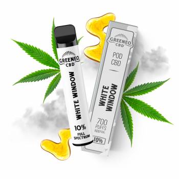 Pod CBD White Window 700 Puffs CBD GREENEO