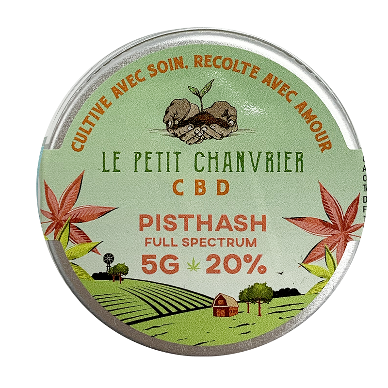 Pisthash CBD Solide 20% - Fleur CBD - Le Petit Chanvrier
